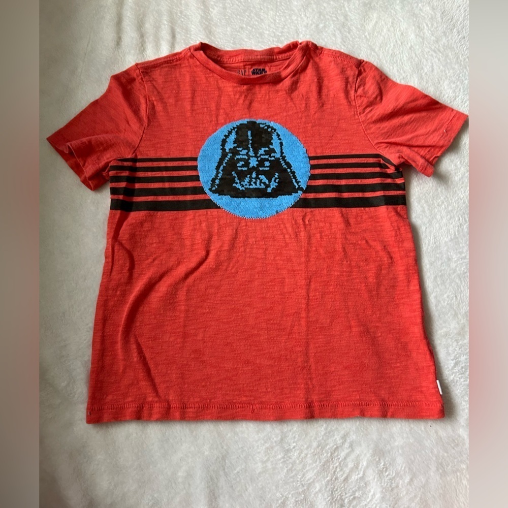 GAP kids Darth Vader sequins tshirt